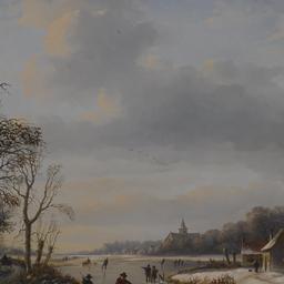 Winter Scene at a River