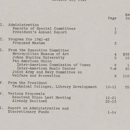 Board Meeting, 10/16/1941
