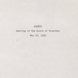 Meeting of the Board of Tru...