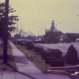 View of parking lot.