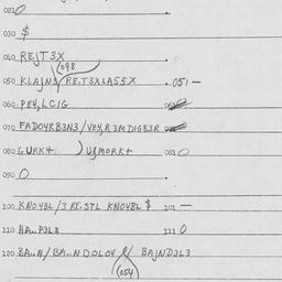 Eastern questionnaire, answ...