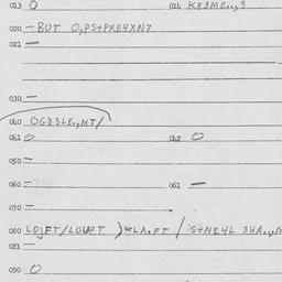 Eastern questionnaire, answ...
