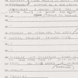 Eastern questionnaire, answ...