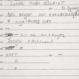 Eastern questionnaire, answ...