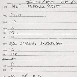 Eastern questionnaire, answ...