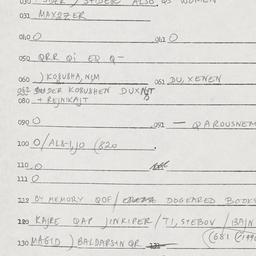 Eastern questionnaire, answ...