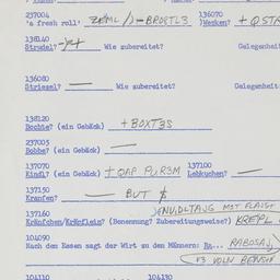 Western questionnaire, answ...