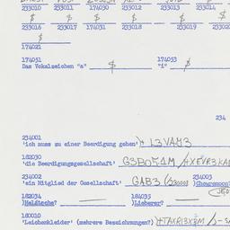Western questionnaire, answ...