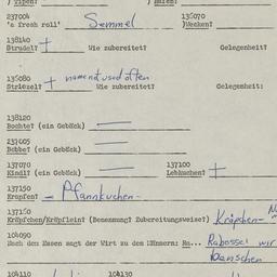 Western questionnaire, answ...
