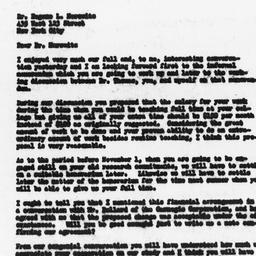 Letter from Gunnar Myrdal t...
