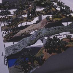 Model, aerial view.