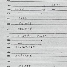 Eastern questionnaire, answ...