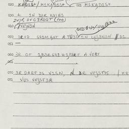 Eastern questionnaire, answ...