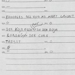 Eastern questionnaire, answ...