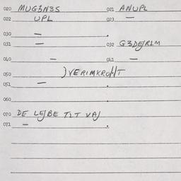 Eastern questionnaire, answ...