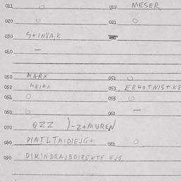 Eastern questionnaire, answ...