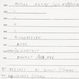 Eastern questionnaire, answ...