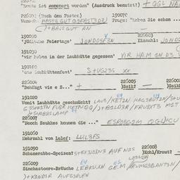 Western questionnaire, answ...