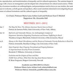 Schedules, Culture, Power, ...