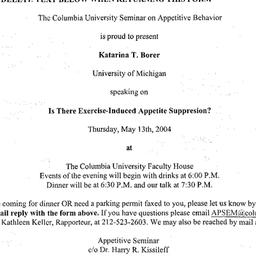 Announcements, 2004-05-13. ...