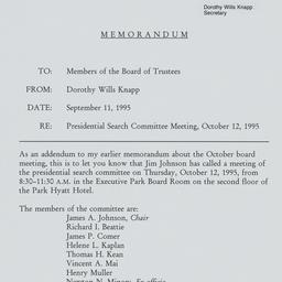 Board of Trustees - Sent to...