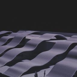 Model, aerial view.