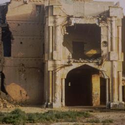 Architectural ruins.