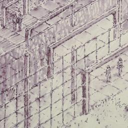 Perspective drawing, detail...