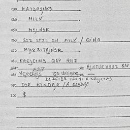 Eastern questionnaire, answ...