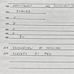 Eastern questionnaire, answ...