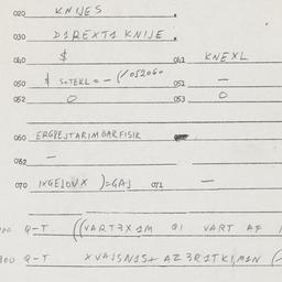 Eastern questionnaire, answ...