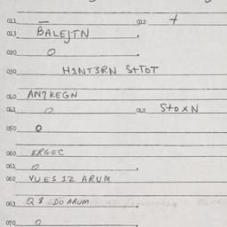 Eastern questionnaire, answ...