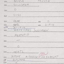 Eastern questionnaire, answ...