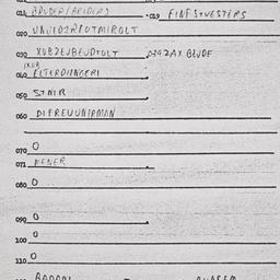 Eastern questionnaire, answ...