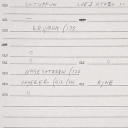 Eastern questionnaire, answ...