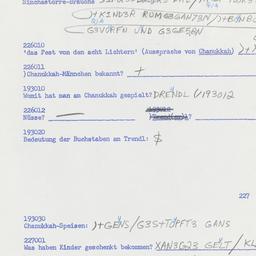 Western questionnaire, answ...
