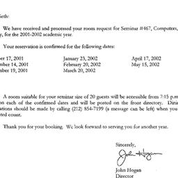 Correspondence, 2002-07-05....