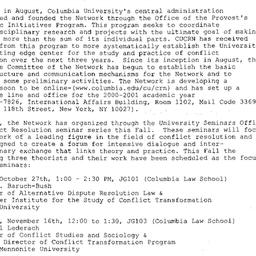 Correspondence, 2000-10-27....