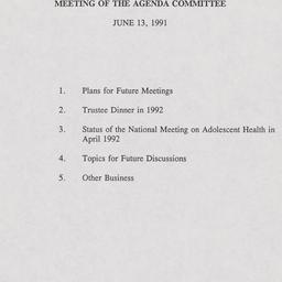Agenda Committee