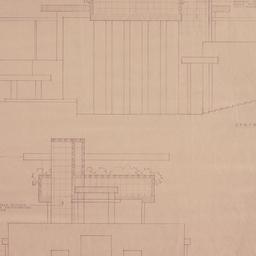 Garden elevation, west elev...
