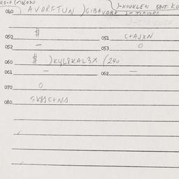 Eastern questionnaire, answ...