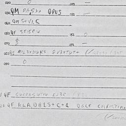 Eastern questionnaire, answ...