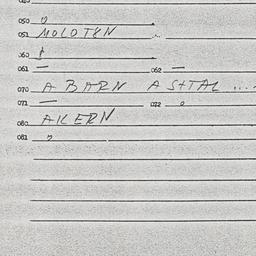 Eastern questionnaire, answ...