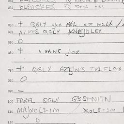 Eastern questionnaire, answ...