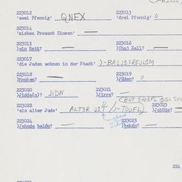 Western questionnaire, answ...