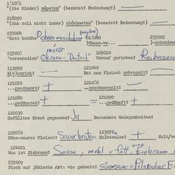 Western questionnaire, answ...
