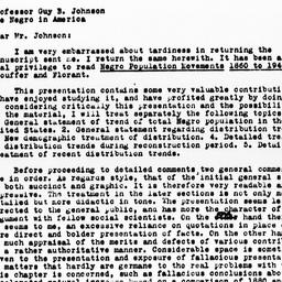 Letter from Frank Lorimer t...