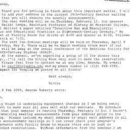 Correspondence, 2004-02-12....