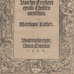 Von der Freyheyt eynisz Chr...