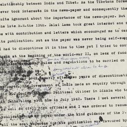 Tharchin's letter to ne...